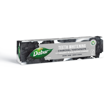 Dabur herbal fehérítő fogkrém aktív szénnel organikus összetevővel 100 ml