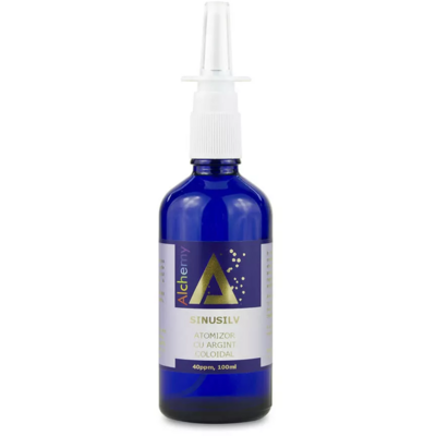 Pure Alchemy sinusilv ezüstkolloid orr porlasztó 40ppm 100 ml