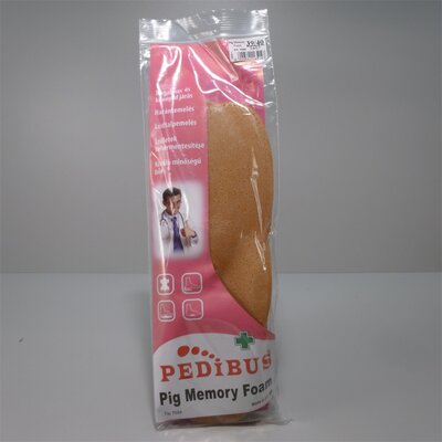 Pedibus talpbetét bőr pig memory foam 39/40 1 db