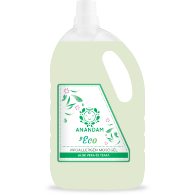 Anandam eco hipoallergén mosógél aloe vera-teafa 3000 ml