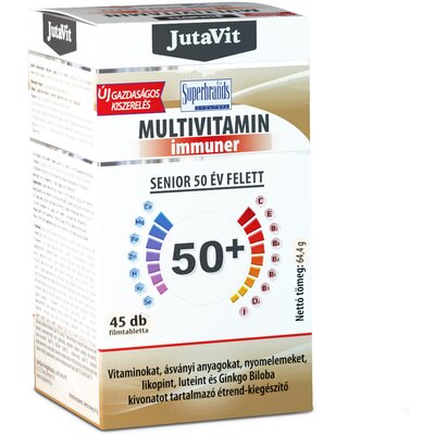 Jutavit multivitamin senior 50+ tabletta 45 db