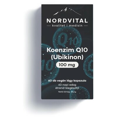 Nordvital koenzim q10 (ubikinon) kapszula 60 db