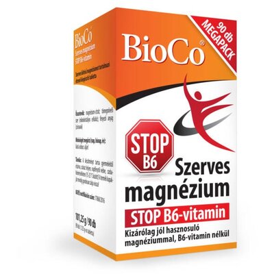 Bioco szerves magnézium stop b6-vitamin 90 db