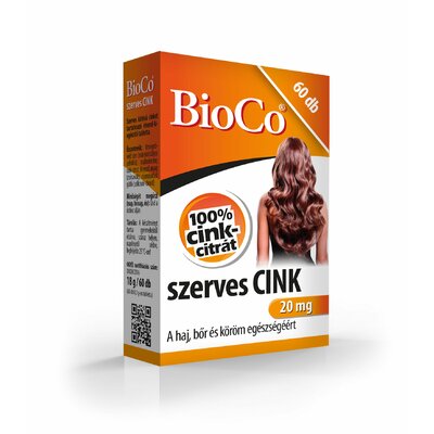 Bioco szerves cink tabletta 60 db