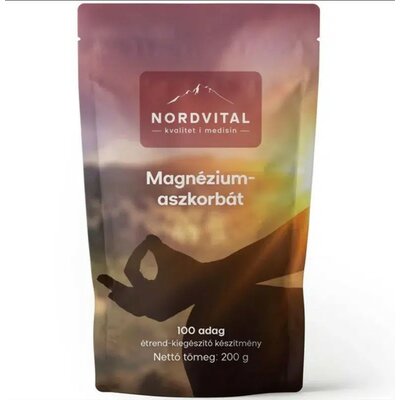 Nordvital magnézium-aszkorbát por 200 g