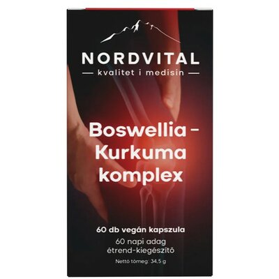 Nordvital boswellia-kurkuma komplex kapszula 60 db