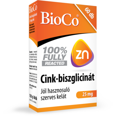 Bioco cink-biszglicinát 25mg tabletta 60 db