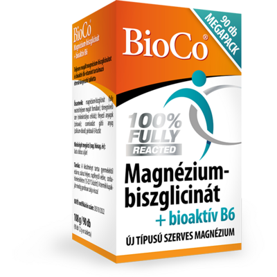 Bioco magnézium-biszglicinát+bioaktív b6-vitamin megapack tabletta 90 db