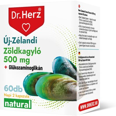 Dr.herz zöldkagyló kivonat 500 mg kapszula 60 db