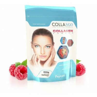 Collango collagen por málnás ízű 330 g