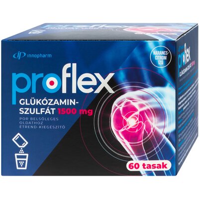 Innopharm proflex 1500mg glükózamin narancs-citrom ízű por belsőleges oldathoz 60 db