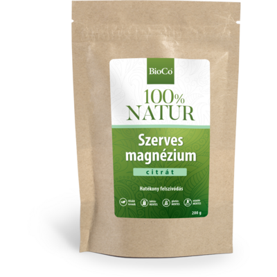 Bioco 100% natur szerves magnézium tasakos por 200 g