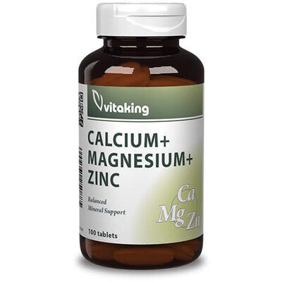 Vitaking calcium+magnesium+zinc 100 db