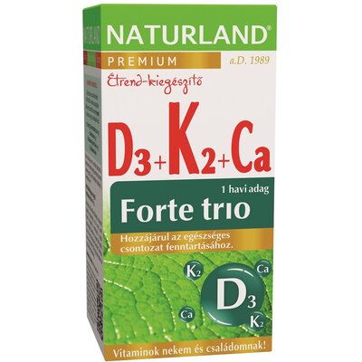 Naturland d3+k2+ca forte trio 30 db