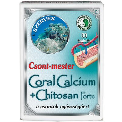 Dr.chen csont-mester coral calcium forte tabletta 80 db