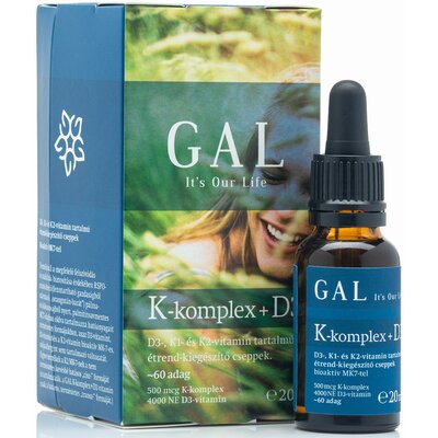 GAL K-komplex+D3 500mcg K-komplex + 4000NE D3 x 60 adag