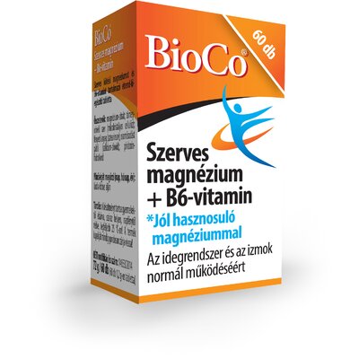 Bioco szerves magnézium b6-vitamin tabletta 60 db