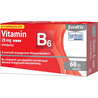 Jutavit vitamin B6 20 mg (Piridoxin) 60 db