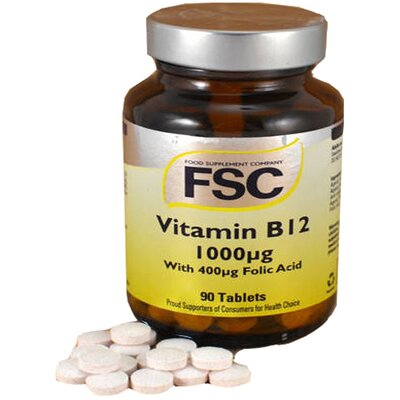 FSC b12 vitamin tabletta 1000mg 90 db