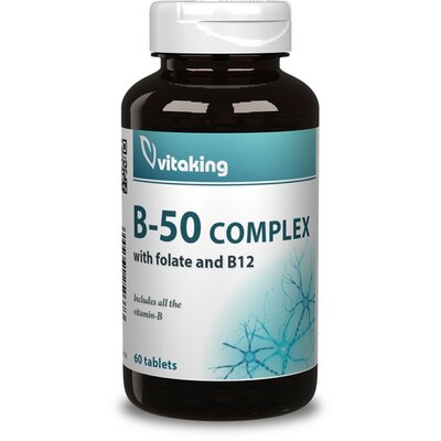 Vitaking b-50 vitamin tabletta 60 db