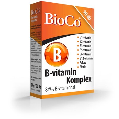 Bioco b-vitamin komplex tabletta 90 db