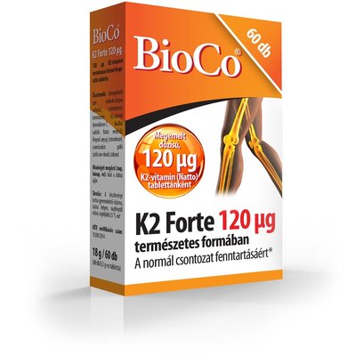 Bioco k2 vitamin forte tabletta 60 db