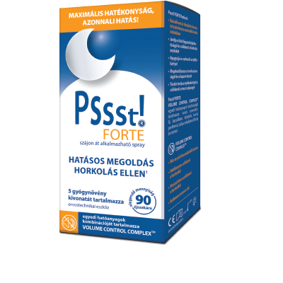 Pssst! forte természetes horkolásgátló termék 25 ml