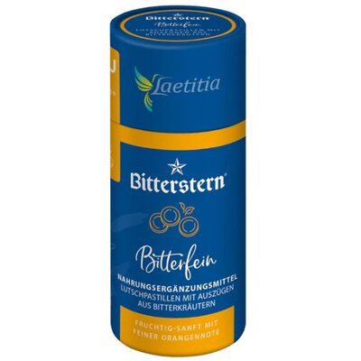 Bitterstern bitterfein étrend-kiegészítő pasztillák aromás keserű gyógynövények kivonataival 90 db