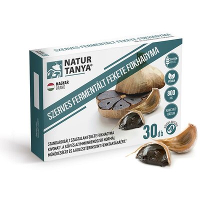 Natur Tanya fermentált fekete fokhagyma 800mg kapszula 30 db