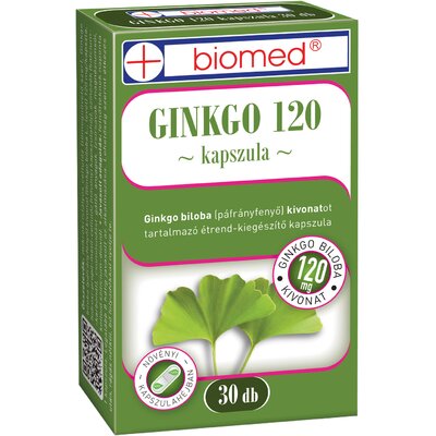 Biomed ginkgo 120 kapszula 30 db