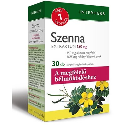 Interherb napi1 szenna extraktum kapszula 30 db