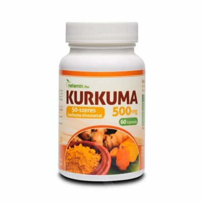 Netamin kurkuma 500mg kapszula 60 db