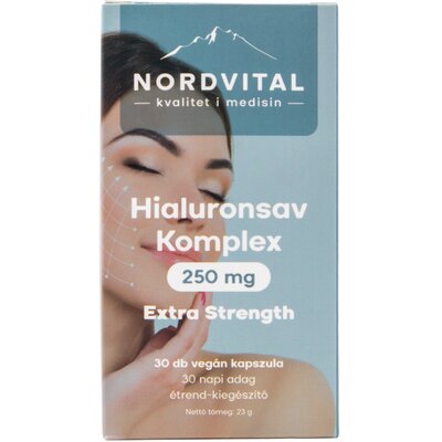 Nordvital hialuronsav komplex vegán kapszula 30 db