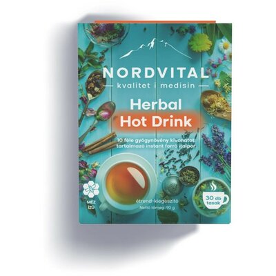 Nordvital herbal hot drink forró italpor 30 db