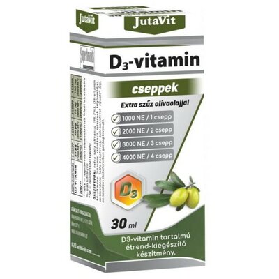 Jutavit d3-vitamin 1000NE cseppek extra szűz olivaolajjal 30 ml