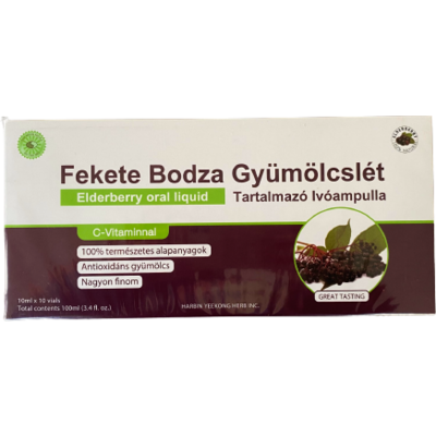 Sun Moon fekete bodza gyümölcslét tartalmazó ampulla 10x10ml 100 ml