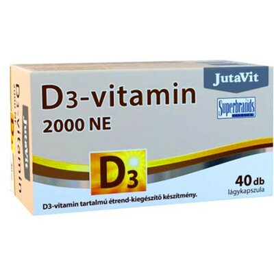 Jutavit d3 vitamin 2000 NE lágykapszula 40 db