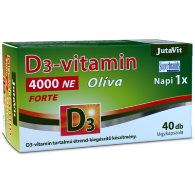 Jutavit d3-vitamin 4000 NE olíva 40 db