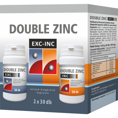 Double Zinc exc-inc kapszula 30+30 db 60 db