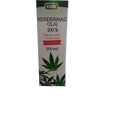 Virde kendermagolaj e-vitaminnal 100% 200 ml