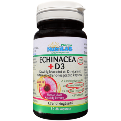 Nutrilab echinacea+D3 kapszula 30 db