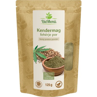 BioMenü bio kendermag fehérje por 125 g