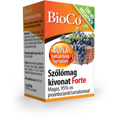 Bioco szőlőmag forte tabletta 100 db