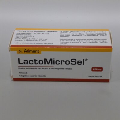 Dr.aliment lactomicrosel tabletta 40 db