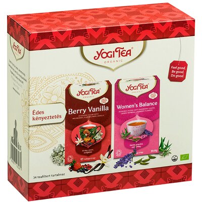 Yogi bio tea édes kényeztetés szett 64 g