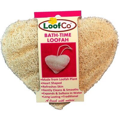 Loofco luffa szivacs szív alakú fürdéshez 1 db