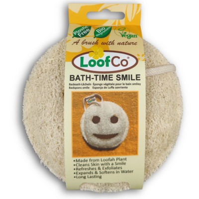 Loofco luffa szivacs smile alakú fürdéshez 1 db