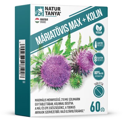 Natur Tanya máriatövis max+kolin tabletta 60 db