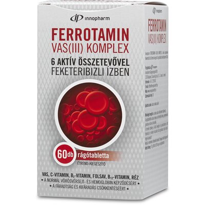 Innopharm ferrotamin rágótabletta 60 db