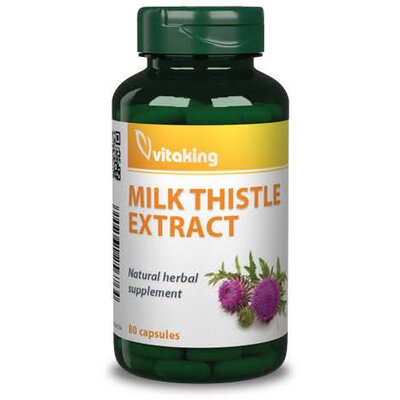 Vitaking máriatövis extract 500 mg kapszula 80 db